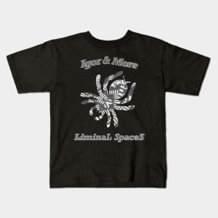 Igor & More Tarantula Liminal Stairs White Kids T-Shirt